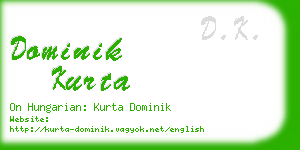 dominik kurta business card